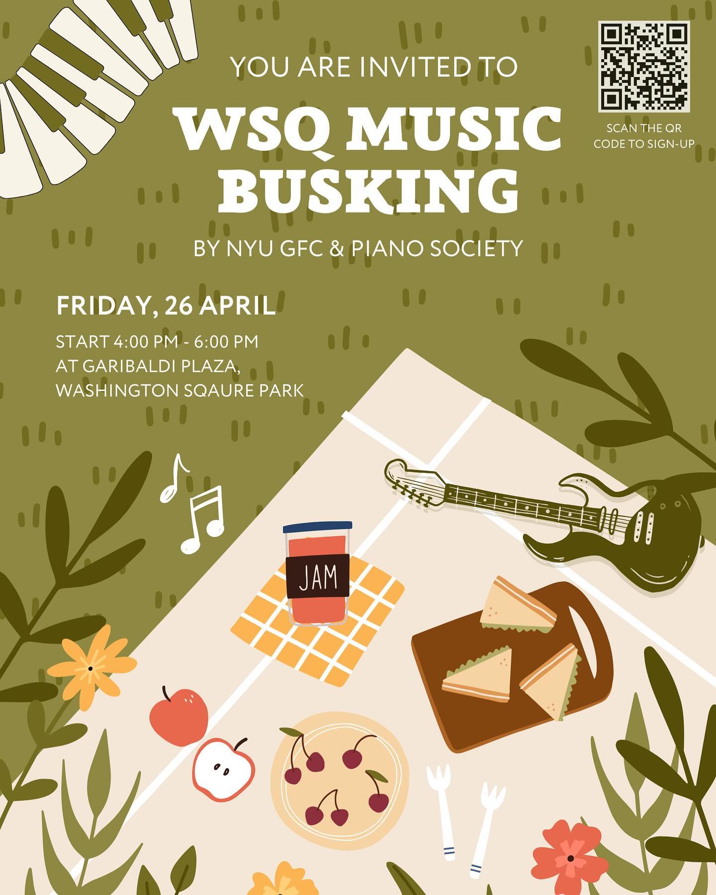 WSO Music Busking event cover